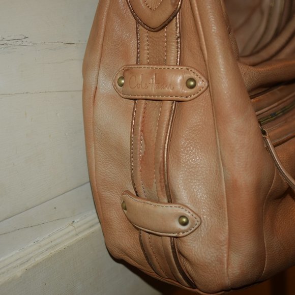 Cole Haan Multi Tan Leather Bag and Sandals Size 9 Nice! - Picture 10 of 14